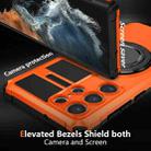 For Samsung Galaxy S22 Ultra 5G Rotating Magnetic Holder Phone Case(Orange) - 2