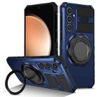 For Samsung Galaxy S23 FE 5G Rotating Magnetic Holder Phone Case(Royal Blue) - 1