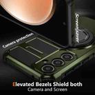 For Samsung Galaxy S23 FE 5G Rotating Magnetic Holder Phone Case(Dark Green) - 2