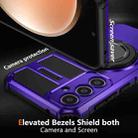 For Samsung Galaxy S23 FE 5G Rotating Magnetic Holder Phone Case(Purple) - 2