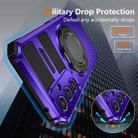 For Samsung Galaxy S23 FE 5G Rotating Magnetic Holder Phone Case(Purple) - 3