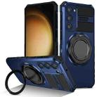 For Samsung Galaxy S23 5G Rotating Magnetic Holder Phone Case(Royal Blue) - 1