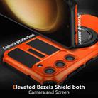 For Samsung Galaxy S23 5G Rotating Magnetic Holder Phone Case(Orange) - 2