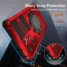 For Samsung Galaxy S23 Ultra 5G Rotating Magnetic Holder Phone Case(Red) - 3