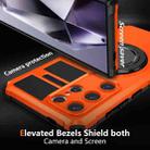 For Samsung Galaxy S24 Ultra 5G Rotating Magnetic Holder Phone Case(Orange) - 2