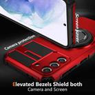 For Samsung Galaxy S21 FE 5G Rotating Magnetic Holder Phone Case(Red) - 2