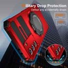For Samsung Galaxy S21 FE 5G Rotating Magnetic Holder Phone Case(Red) - 3