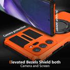 For Samsung Galaxy Note20 Ultra Rotating Magnetic Holder Phone Case(Orange) - 2