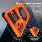For Samsung Galaxy Note20 Ultra Rotating Magnetic Holder Phone Case(Orange) - 3