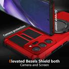 For Samsung Galaxy Note20 Ultra Rotating Magnetic Holder Phone Case(Red) - 2