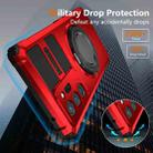 For Samsung Galaxy Note20 Ultra Rotating Magnetic Holder Phone Case(Red) - 3