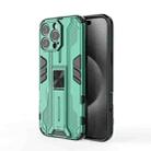 For iPhone 16 Pro Max Supersonic PC + TPU Holder Phone Case(Green) - 1