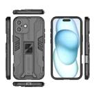 For iPhone 16 Plus Supersonic PC + TPU Holder Phone Case(Black) - 3