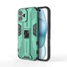 For iPhone 16 Plus Supersonic PC + TPU Holder Phone Case(Green) - 1