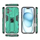 For iPhone 16 Plus Supersonic PC + TPU Holder Phone Case(Green) - 3