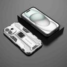 For iPhone 16 Supersonic PC + TPU Holder Phone Case(White) - 2