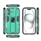 For iPhone 16 Supersonic PC + TPU Holder Phone Case(Green) - 3
