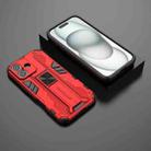 For iPhone 16 Supersonic PC + TPU Holder Phone Case(Red) - 2