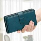 For iPhone 16 Pro Max Multi-Function Wallet 10 Card Slots Leather Phone Case(Dark Green) - 2