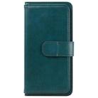 For iPhone 16 Pro Max Multi-Function Wallet 10 Card Slots Leather Phone Case(Dark Green) - 3