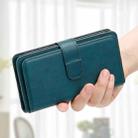 For iPhone 16 Plus Multi-Function Wallet 10 Card Slots Leather Phone Case(Dark Green) - 2