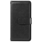 For iPhone 16 Plus Multi-Function Wallet 10 Card Slots Leather Phone Case(Black) - 3