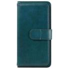 For iPhone 17 Pro Max Multi-Function Wallet 10 Card Slots Leather Phone Case(Dark Green) - 3