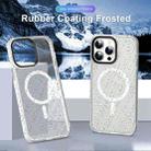 For iPhone 14 Plus Colorful Ink-splash Magsafe PC Hybrid TPU Phone Case(White) - 2