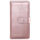 For Samsung Galaxy S25 Ultra 5G Multi-Function Wallet 10 Card Slots Leather Phone Case(Rose Gold) - 3