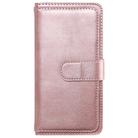 For OPPO A3 Pro 5G / A3 Pro India Multi-Function Wallet 10 Card Slots Leather Phone Case(Rose Gold) - 3