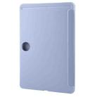 For OnePlus Pad 2 Tri-fold Silicone Leather Tablet Case(Lavender) - 3