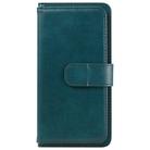 For Honor X6b Multi-Function Wallet 10 Card Slots Leather Phone Case(Dark Green) - 3