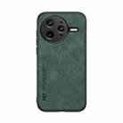 For Redmi K80 Pro Skin Feel Magnetic Leather Back Phone Case(Green) - 2