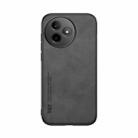 For Redmi K80 Ultra Skin Feel Magnetic Leather Back Phone Case(Dark Grey) - 2