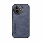 For Redmi K80 Ultra Skin Feel Magnetic Leather Back Phone Case(Blue) - 2