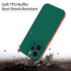 For iPhone 15 Pro Max Two Color Full Protective 3-in-1 Phone Case(Dark Green) - 3