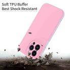 For iPhone 14 Pro Max Two Color Full Protective 3-in-1 Phone Case(Pink) - 3