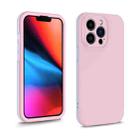 For iPhone 13 Pro Max Two Color Full Protective 3-in-1 Phone Case(Pink) - 1