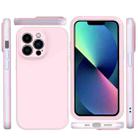 For iPhone 13 Pro Max Two Color Full Protective 3-in-1 Phone Case(Pink) - 2