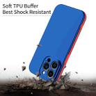 For iPhone 13 Pro Max Two Color Full Protective 3-in-1 Phone Case(Blue) - 3