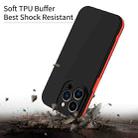 For iPhone 13 Pro Two Color Full Protective 3-in-1 Phone Case(Black) - 3