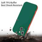 For iPhone 13 Two Color Full Protective 3-in-1 Phone Case(Dark Green) - 3