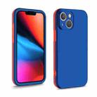 For iPhone 13 mini Two Color Full Protective 3-in-1 Phone Case(Blue) - 1