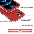 For iPhone 12 Pro Max Two Color Full Protective 3-in-1 Phone Case(Red) - 2