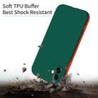 For iPhone 11 Two Color Full Protective 3-in-1 Phone Case(Dark Green) - 3