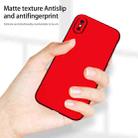 For iPhone XS / X Two Color Full Protective 3-in-1 Phone Case(Red) - 2