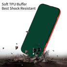 For iPhone 11 Pro Max Two Color Full Protective 3-in-1 Phone Case(Dark Green) - 3