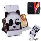 For iPhone 12 Pro Max Coloured Drawing Horizontal Flip Leather Case, with Holder & Card Slots & Wallet(Panda) - 1