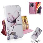 For iPhone 12 Pro Max Coloured Drawing Horizontal Flip Leather Case, with Holder & Card Slots & Wallet(Magnolia Flower) - 1