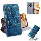 For LG K61 Coloured Drawing Horizontal Flip Leather Case, with Holder & Card Slots & Wallet(Apricot Flower) - 1